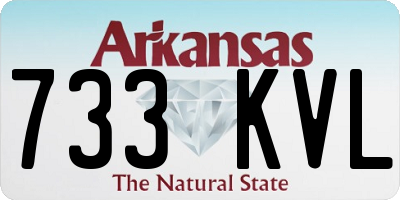 AR license plate 733KVL