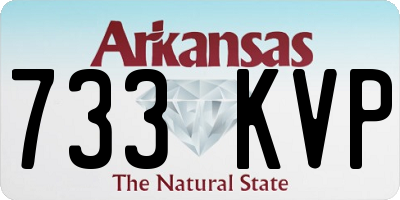 AR license plate 733KVP