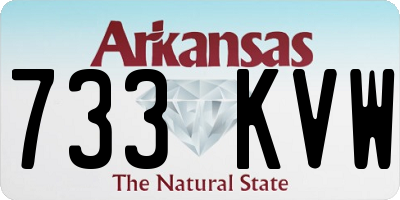 AR license plate 733KVW