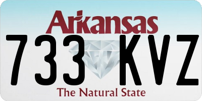 AR license plate 733KVZ