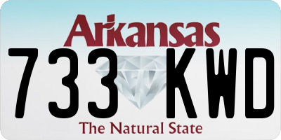 AR license plate 733KWD