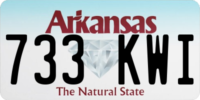AR license plate 733KWI