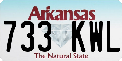 AR license plate 733KWL