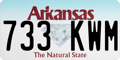 AR license plate 733KWM