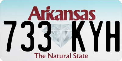 AR license plate 733KYH
