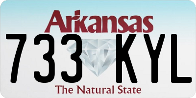 AR license plate 733KYL