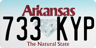 AR license plate 733KYP