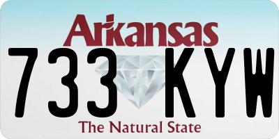 AR license plate 733KYW