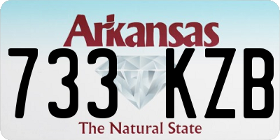 AR license plate 733KZB