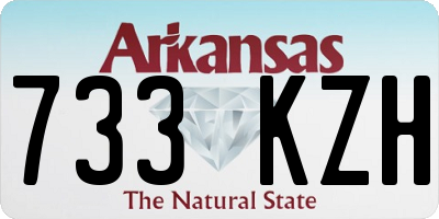 AR license plate 733KZH