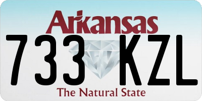AR license plate 733KZL