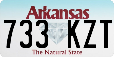 AR license plate 733KZT