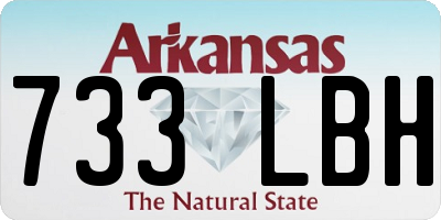 AR license plate 733LBH