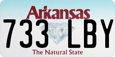 AR license plate 733LBY