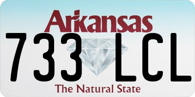 AR license plate 733LCL