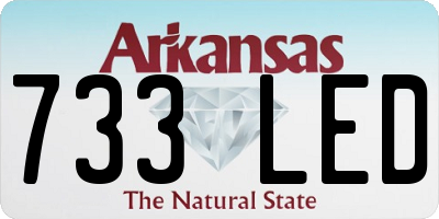 AR license plate 733LED