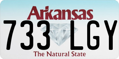 AR license plate 733LGY