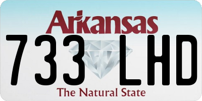 AR license plate 733LHD