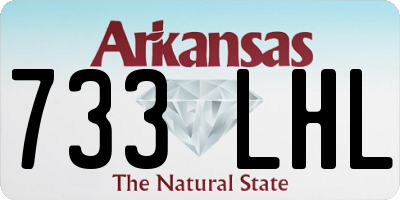 AR license plate 733LHL