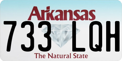 AR license plate 733LQH