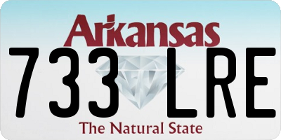 AR license plate 733LRE