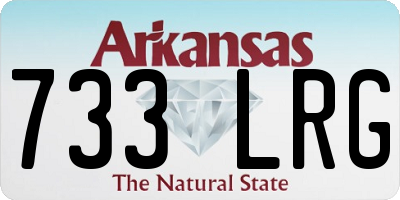 AR license plate 733LRG