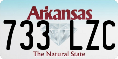 AR license plate 733LZC