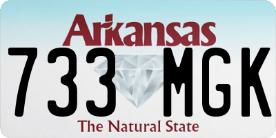 AR license plate 733MGK