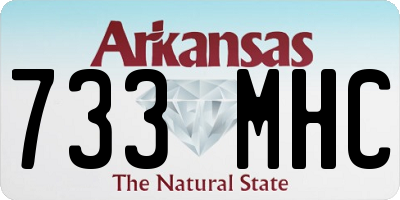 AR license plate 733MHC