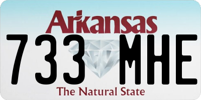AR license plate 733MHE