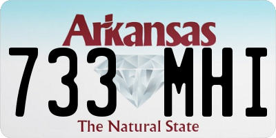 AR license plate 733MHI