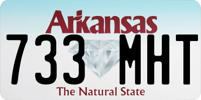 AR license plate 733MHT