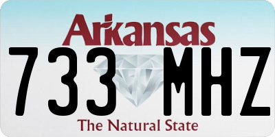 AR license plate 733MHZ