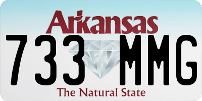AR license plate 733MMG