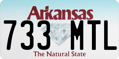 AR license plate 733MTL