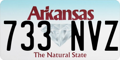 AR license plate 733NVZ