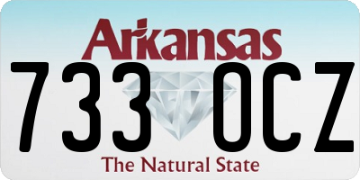 AR license plate 733OCZ