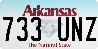 AR license plate 733UNZ