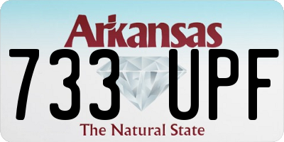 AR license plate 733UPF
