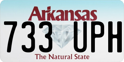 AR license plate 733UPH