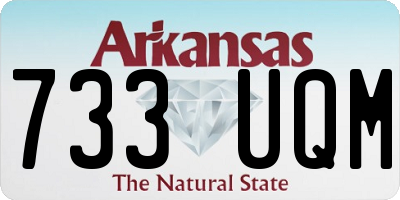 AR license plate 733UQM