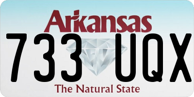 AR license plate 733UQX