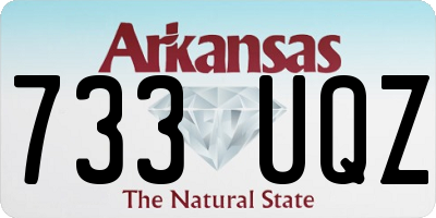 AR license plate 733UQZ