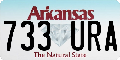 AR license plate 733URA