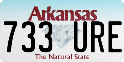 AR license plate 733URE