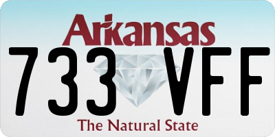 AR license plate 733VFF