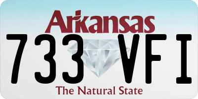 AR license plate 733VFI