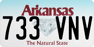 AR license plate 733VNV
