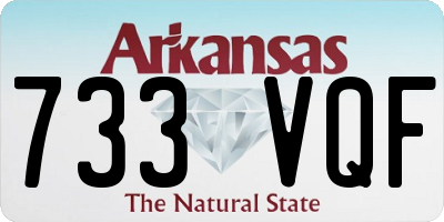 AR license plate 733VQF