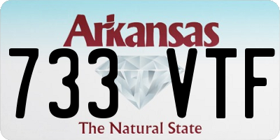 AR license plate 733VTF